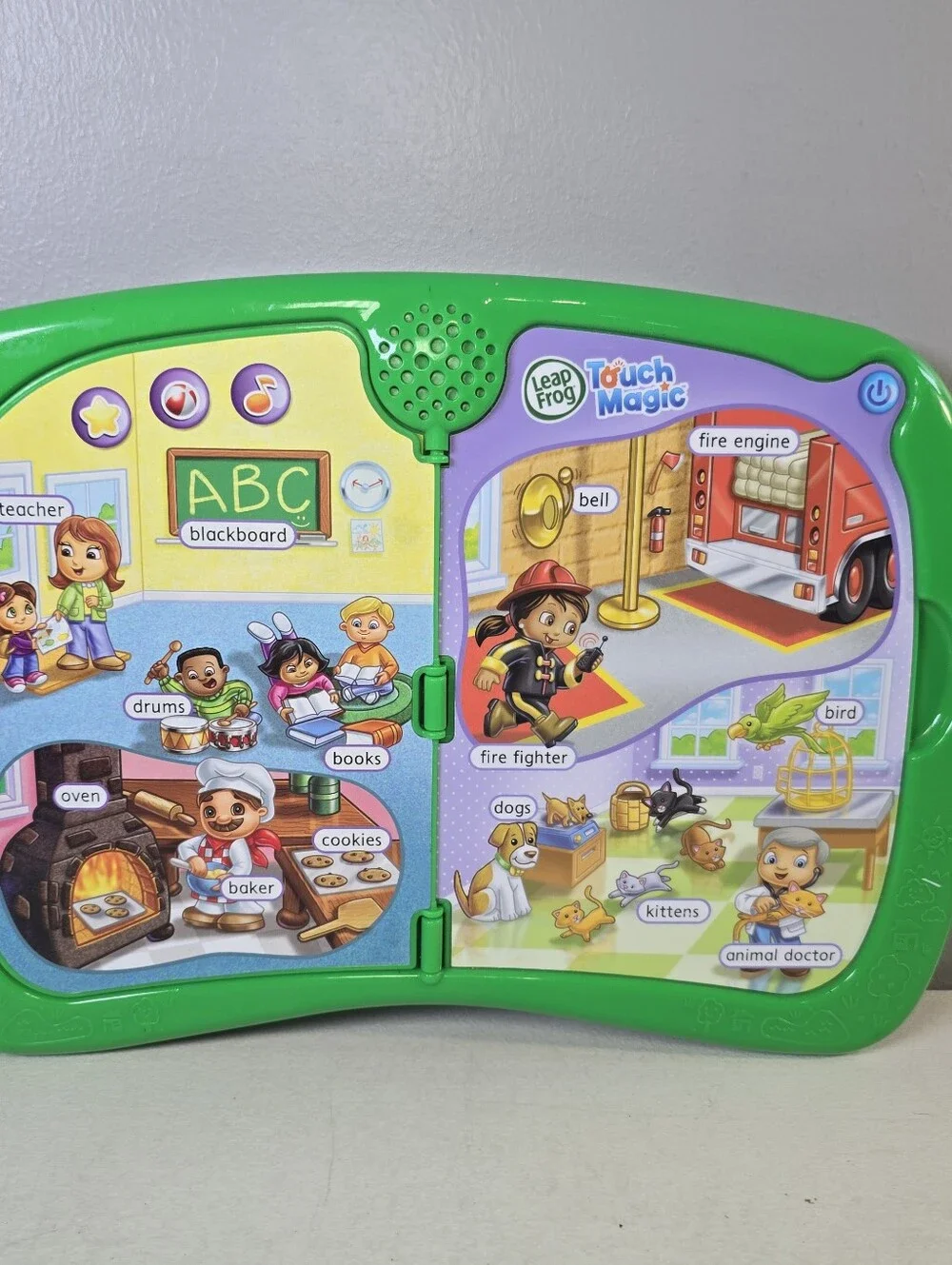 LeapFrog Touch Magic Discovery Town Interactive Learning Board Tested Works